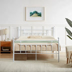 Metal Bed Frame, Modern Platform Bed Frame with Headboard and Footboard, No Box Spring Needed