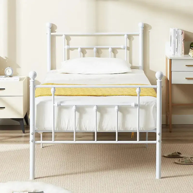Metal Bed Frame, Modern Platform Bed Frame with Headboard and Footboard, No Box Spring Needed