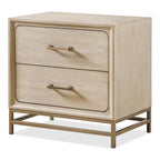Drayden Transitional Oak Solid Wood 3-Piece Chest and 2 Nightstand Bedroom Set
