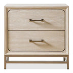 Drayden Transitional Oak Solid Wood 3-Piece Chest and 2 Nightstand Bedroom Set