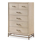 Drayden Transitional Oak Solid Wood 3-Piece Chest and 2 Nightstand Bedroom Set