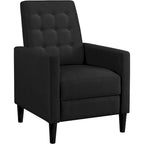Yaheetech Fabric Recliner Sofa Single Reclining Chair Adjustable Back