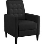 Yaheetech Fabric Recliner Sofa Single Reclining Chair Adjustable Back