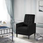 Yaheetech Fabric Recliner Sofa Single Reclining Chair Adjustable Back