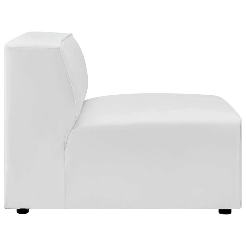 Mingle Vegan Leather 7-Piece Sectional Sofa