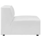 Mingle Vegan Leather 7-Piece Sectional Sofa