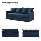 Gottfried 80 Slipcovered Sofa with Removable Cushions by HULALA HOME