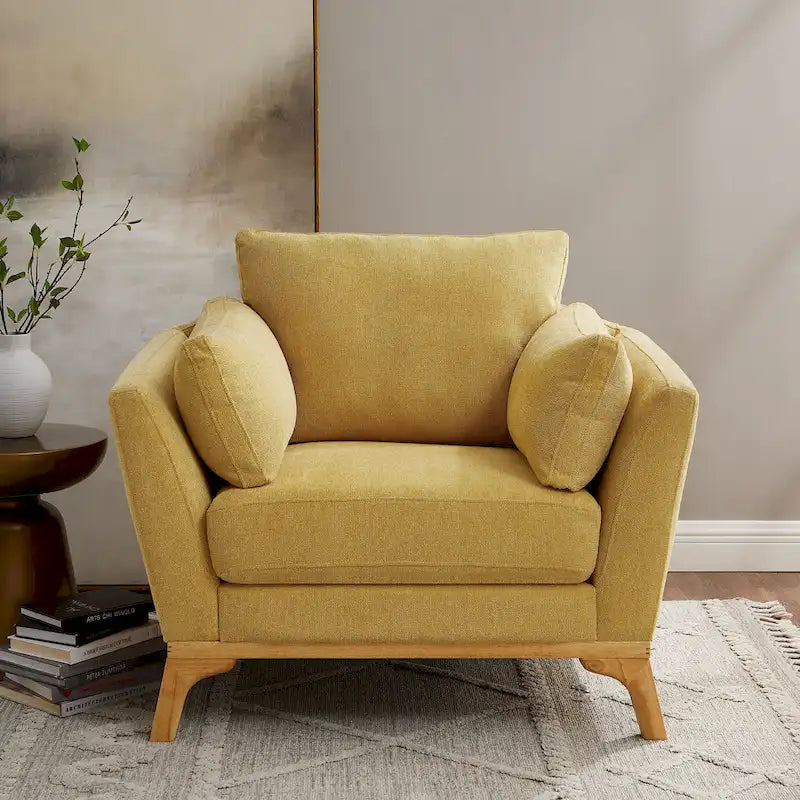 VANOMi 41.7 Modern Flared Arm Accent Chair