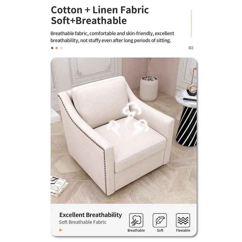 360 Degree Swivel Armchair