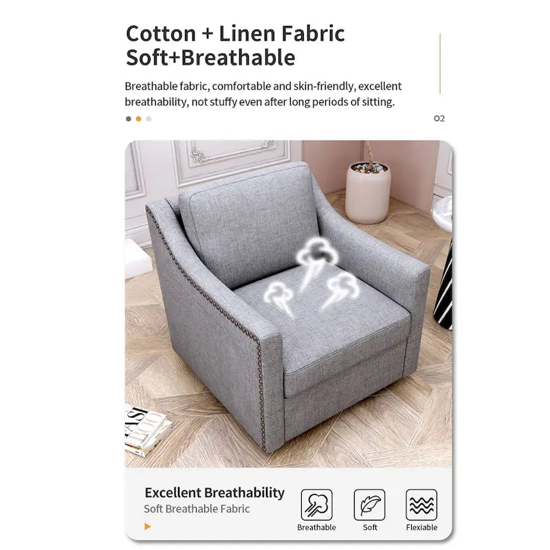 360 Degree Swivel Armchair