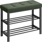 Entryway Bench with Cushion - 12.2D x 31.9W x 19.3H