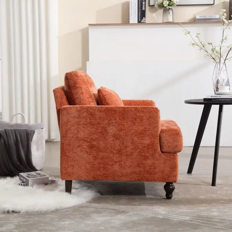 Modern Accent Chair Lounge Chair,Wood Frame Armchair