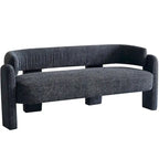 75.59 Wide Boucle Upholstery Modern Sofa for Living Room Beige
