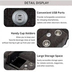 112.6 Chenille Upholstered Sectional Sofa with 2 Removable Ottoman