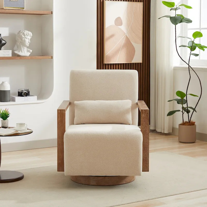 Swivel Modern Upholstered Accent Chair