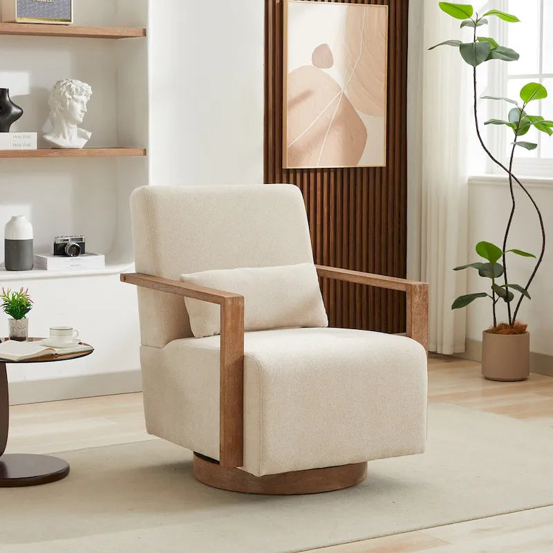 Swivel Modern Upholstered Accent Chair