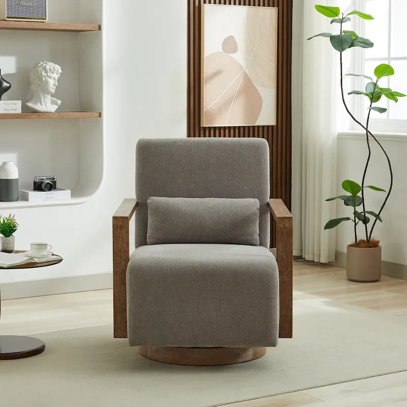 Swivel Modern Upholstered Accent Chair