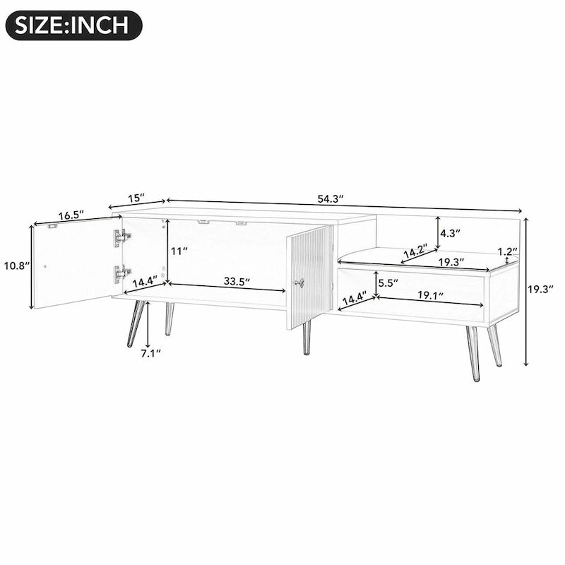Modern Shoe Storage Bench with Hidden Compartment and Upholstered Cushion