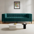 Viola Velvet Cushion 3-Seater Sofa Couch