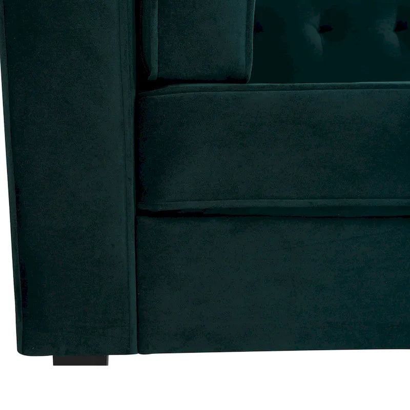 Viola Velvet Cushion 3-Seater Sofa Couch