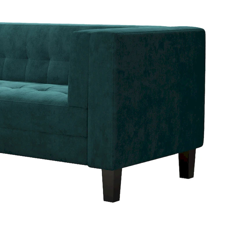 Viola Velvet Cushion 3-Seater Sofa Couch