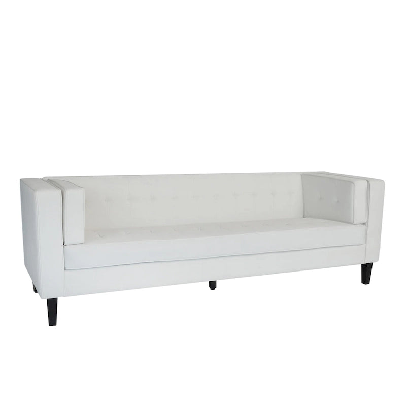 Viola Velvet Cushion 3-Seater Sofa Couch