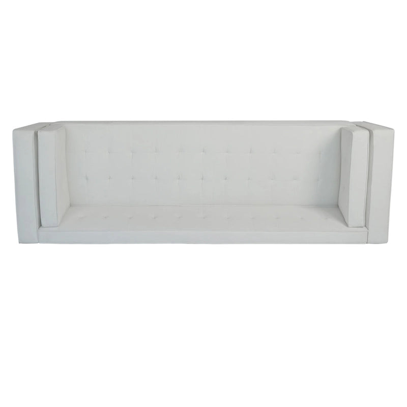 Viola Velvet Cushion 3-Seater Sofa Couch