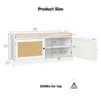 Anmytek White Shoe Storage Bench for Entryway with Cushion and Adjustable Shelves - 39.8 W x 15.7 D x 18 H