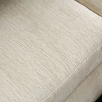 Breward Transitional Beige Chenille Padded 2-Piece Sofa Set