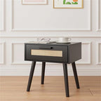 Bedroom Nightstands Wooden Night Stands - 11.81D x 15.35W x 19.69H