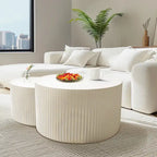 Wave Stripe Nesting Coffee Table Set