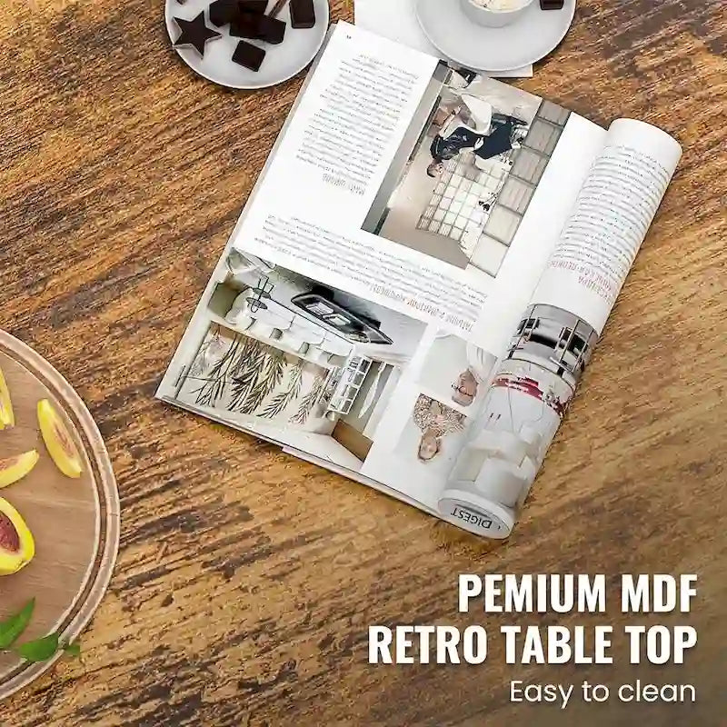 Mieres Industrial Style 3-Piece Coffee Table Set for Living Room