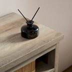 Farmhouse Barn door TV Media Stand Modern Entertainment Console for TV Up to 65 with Open and Closed Storage Space