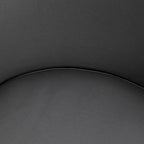 Urbane Upholstered Faux Leather Dining Chair with Powder Coated Steel Legs by LeisureMod