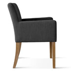 Linen Upholstered Armchair(Set of 2)