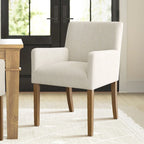 Linen Upholstered Armchair(Set of 2)