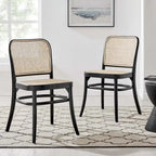 Wood Dining Side Chair Set of 2