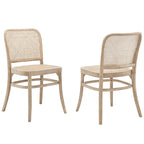 Wood Dining Side Chair Set of 2