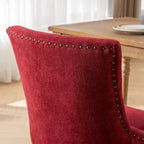 Traditional Tufted Ultra Upholstered Wingback Dining Chair Set of 4