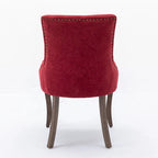 Traditional Tufted Ultra Upholstered Wingback Dining Chair Set of 4