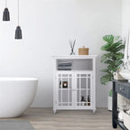 Floor Cabinet with 1 Adjustable Shelf 3 - 12D x 26.5W x 34H