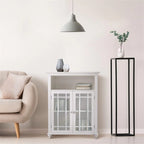 Floor Cabinet with 1 Adjustable Shelf 3 - 12D x 26.5W x 34H