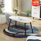 Folding Coffee Table Rustic Farmhouse Coffee Tables - 31.5D x 15.7W x 17.7H