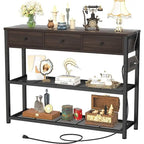 47 Entryway Table with Outlets and USB Ports - 11.8D x 47.2W x 31.8H