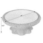 Flora  Scalloped Coffee Table