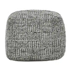 Villa by Classic Home Shades 18 Recycled Fabric Indoor/Outdoor Pouf