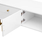 TV Stand for 65+ Inch TV, TV Media Console Table, Modern TV Stand with Storage, TV Console Cabinet Furniture for Living Room