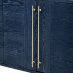 Wood Traditional Style Sideboard with Adjustable Shelves