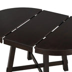 Farmhouse Extendable Adjustable Round/Oval Table, Player Poker Table, Dining Table, Kitchen Table