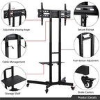 Yaheetech Rolling TV Cart Stand for 32 to 75 Inch LCD Flat Panels